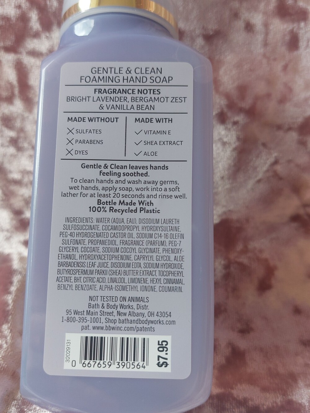 White Barn Lavender Bergamot Foaming Hand Soap - Picture 5 of 5